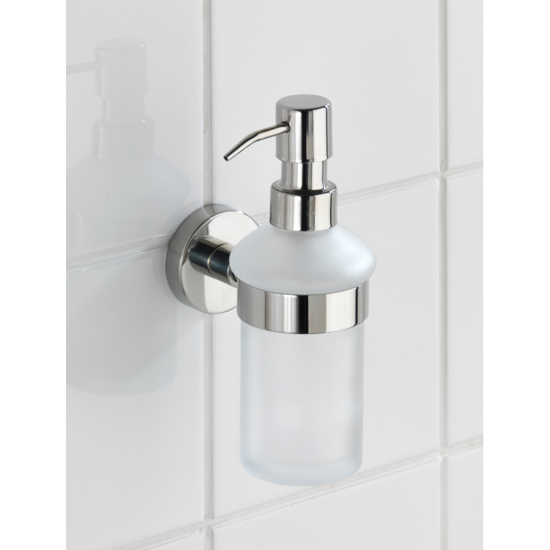 Distributeur de savon Bosio inox brillant WENKO Distributeur de savon Bosio inox brillant WENKO