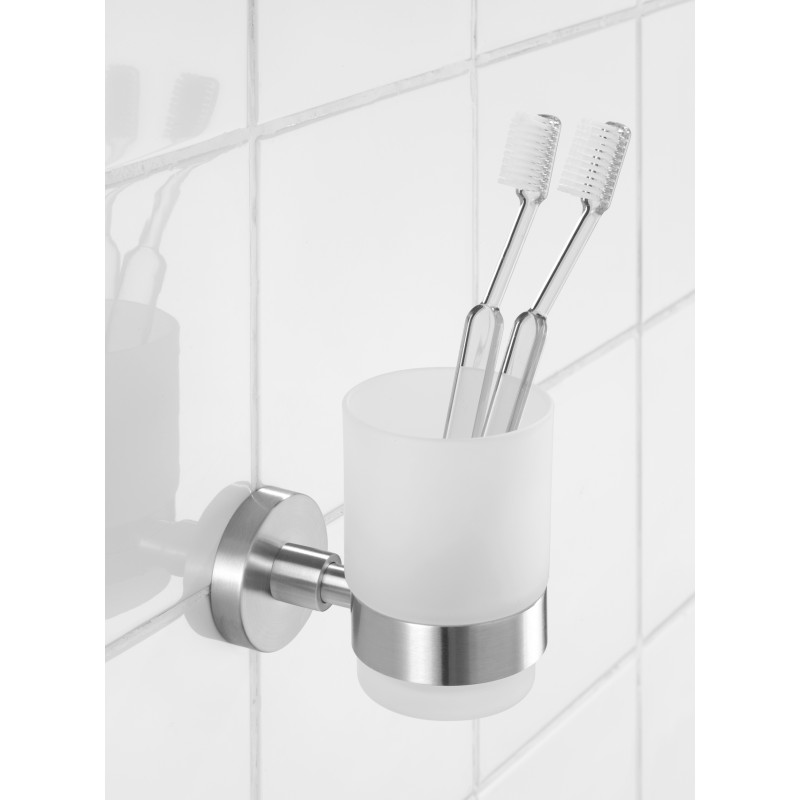 Porte-gobelet Uno Bosio inox mat WENKO Porte-gobelet Uno Bosio inox mat WENKO