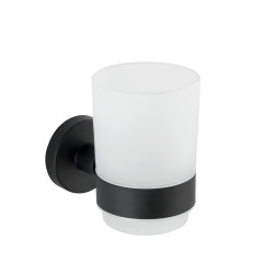 Porte-gobelet Uno Bosio noir mat WENKO Porte-gobelet Uno Bosio noir mat WENKO