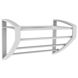 Porte-serviette Loft Game 3 barres blanc mat – Élégance et Praticité