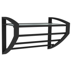 Porte-serviette Loft Game 3 barres noir mat – Élégance | ALLIBERT