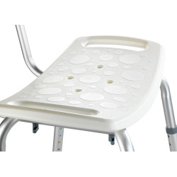 Chaise de douche Secura blanche WENKO