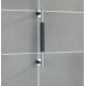 Barre d'appui Secura noire et chromée 40,5 cm WENKO