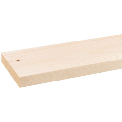 Chevron en épicéa brut 240 x 10 x 1,9 cm – bois robuste Chevron en épicéa brut 240 x 10 x 1,9 cm – bois robuste
