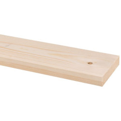 Chevron Épicéa Brut 240x10x2.2cm – Bois Solide