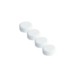 Support pour miroir rond blanc, lot de 4 LAFINESS – Installation facile | LAFINESS