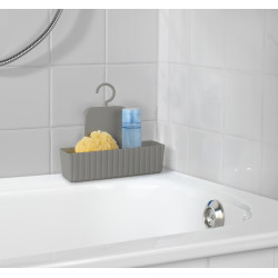 Bac de rangement pour douche Minas taupe Bac de rangement pour douche Minas taupe