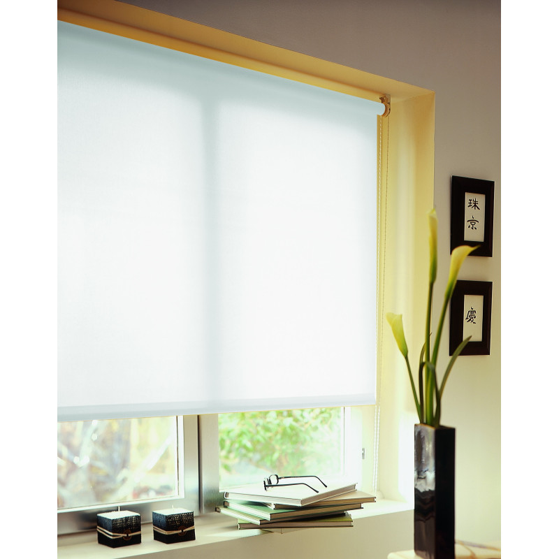 Store enrouleur tamisant blanc 90x160cm – Lumière tamisée | MADECO Store enrouleur tamisant blanc 90x160cm – Lumière tamisée | MADECO