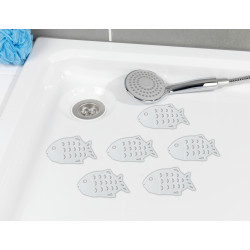 Sticker antidérapant Poisson 6 pièces WENKO