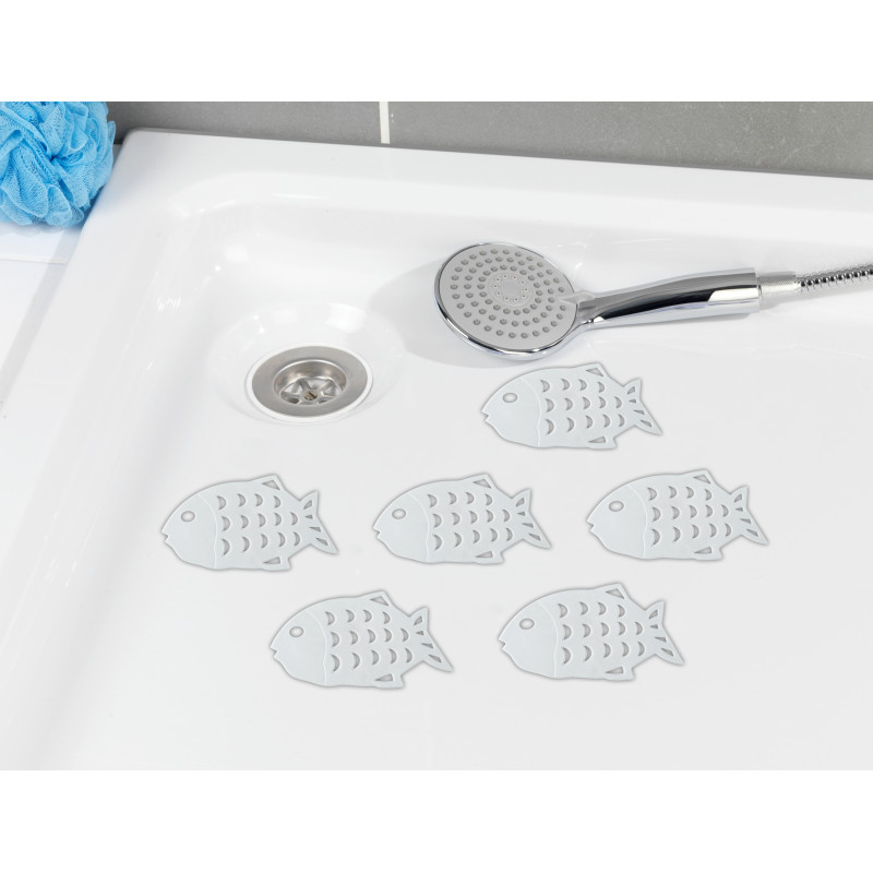 Sticker antidérapant Poisson 6 pièces WENKO