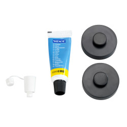 Kit de fixation Power-Loc noir Classic Plus WENKO
