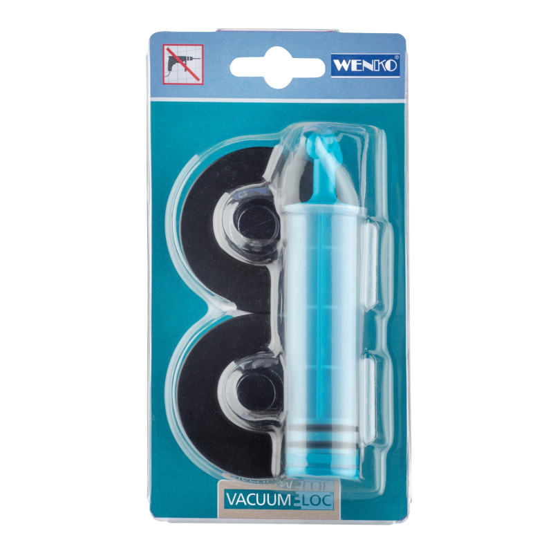 Kit de fixation Vacuum-Loc noir Classic Plus WENKO Kit de fixation Vacuum-Loc noir Classic Plus WENKO