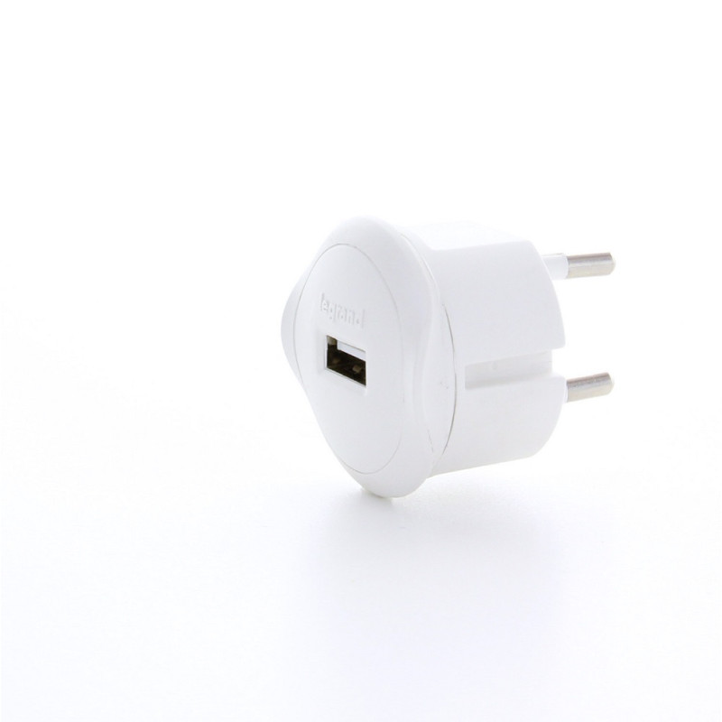 Chargeur USB 5 V 10 A blanc LEGRAND