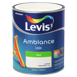 Peinture Laque Ambiance Mat Blanc Lys 0,75L – Finition Parfaite | LEVIS