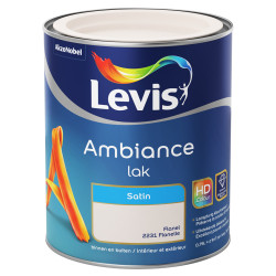 Peinture laque Ambiance Satin Flanelle 0,75 L LEVIS