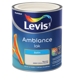Peinture Laque Ambiance Satin Crème Glacée 0,75L | LEVIS