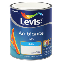 Peinture Ambiance Satin Blanc Lys 0,75L – Finition Parfaite | LEVIS
