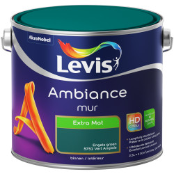 Peinture Ambiance Vert Anglais Extra Mat 2,5L – Finition Parfaite | LEVIS