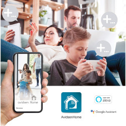 Kit de démarrage domotique avec Google Home mini AVIDSEN Kit de démarrage domotique avec Google Home mini AVIDSEN