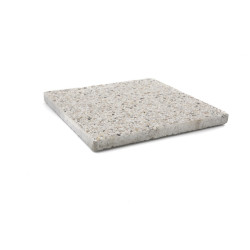 Dalle en béton 50 x 50 x 4 cm blanche COBO GARDEN