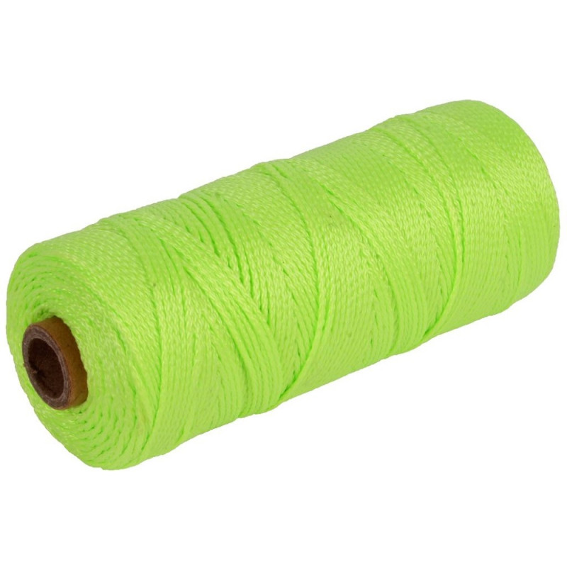 Cordeau de maçon vert fluo Ø 1,5 mm 200 m AVR TOOLS