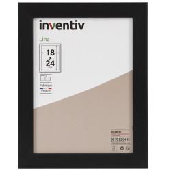 Cadre Lina noir 18x24 cm – Style & Déco | INVENTIV