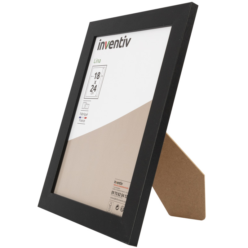 Cadre Lina noir 18x24 cm – Style & Déco | INVENTIV