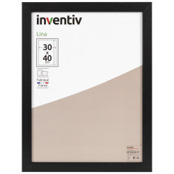 Cadre Lina noir 30x40 cm – Style & Déco | INVENTIV