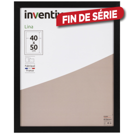 Cadre Lina noir 40 x 50 cm INVENTIV