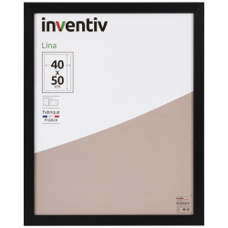 Cadre Lina noir 40x50 cm – Style & Déco | INVENTIV