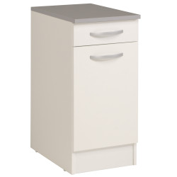 Meuble de cuisine Eko blanc mat – Rangement pratique | EKIPA