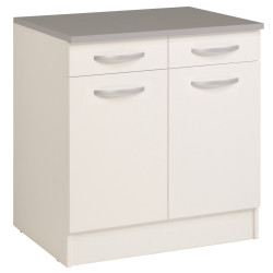 Meuble de cuisine Eko blanc mat – Rangement pratique | EKIPA