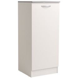Meuble de cuisine Eko frigo blanc mat – Rangement pratique | EKIPA
