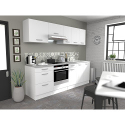 Meuble de cuisine Eko frigo blanc mat – Rangement pratique | EKIPA Meuble de cuisine Eko frigo blanc mat – Rangement pratique | EKIPA