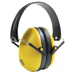 Casque anti-bruit jaune 26 dB