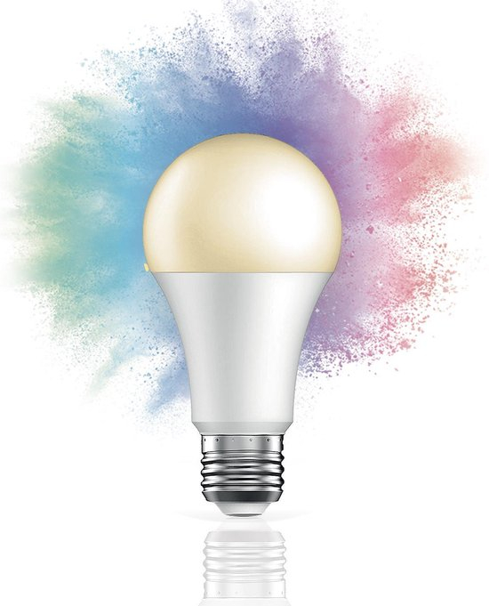 Ampoule LED multicolore connectée E27 9 W 806 lm