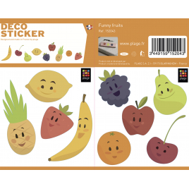 Planche de stickers Fruits 2 pièces