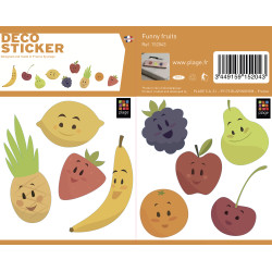 Planche de stickers Fruits 2 pièces
