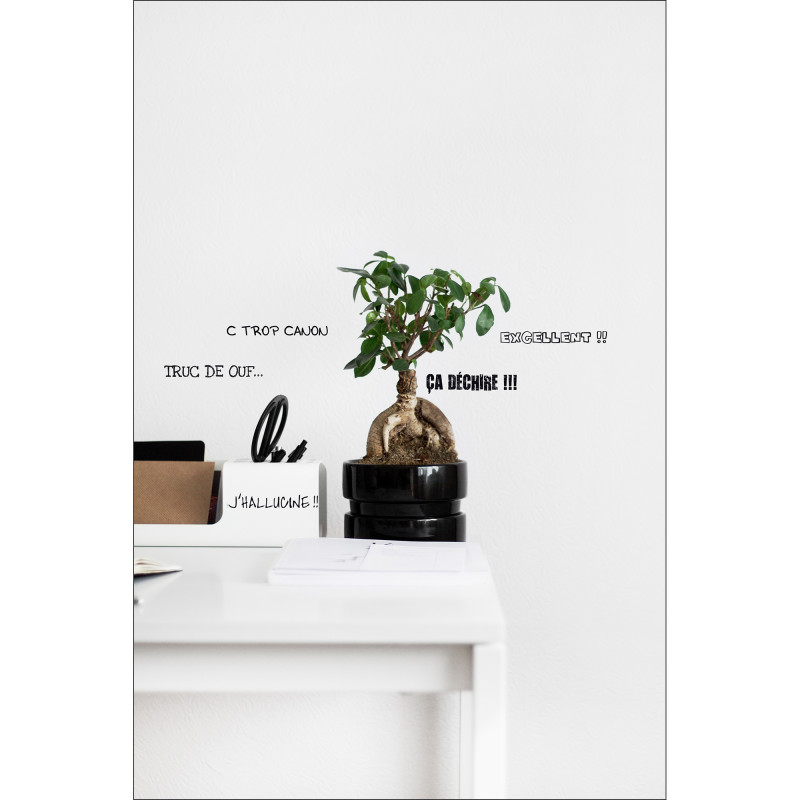 Planche de stickers Jeuns 2 pièces