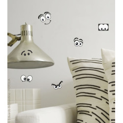 Planche de stickers Mimiques 2 pièces Planche de stickers Mimiques 2 pièces