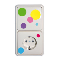 Planche de stickers Bulles 2 pièces