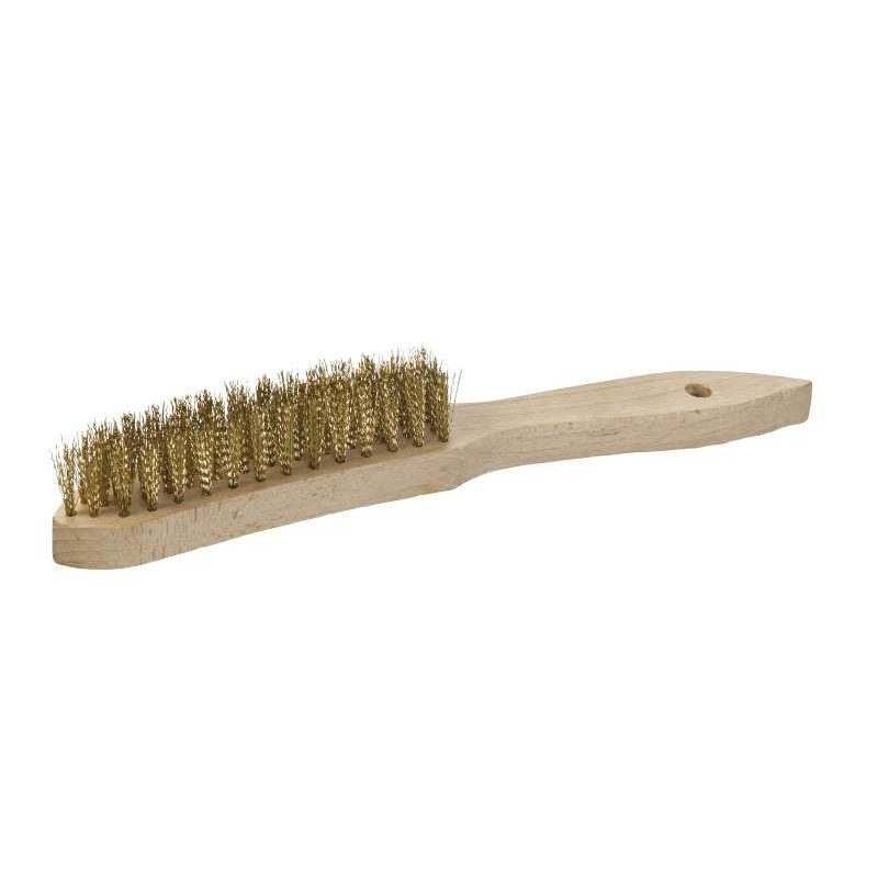 Brosse à main avec fils en laiton