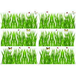 Planche de stickers A4 Herbes 2 pièces