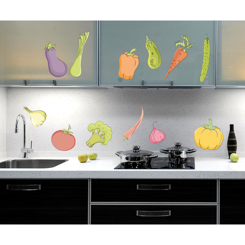 Planche de stickers Légumes Planche de stickers Légumes