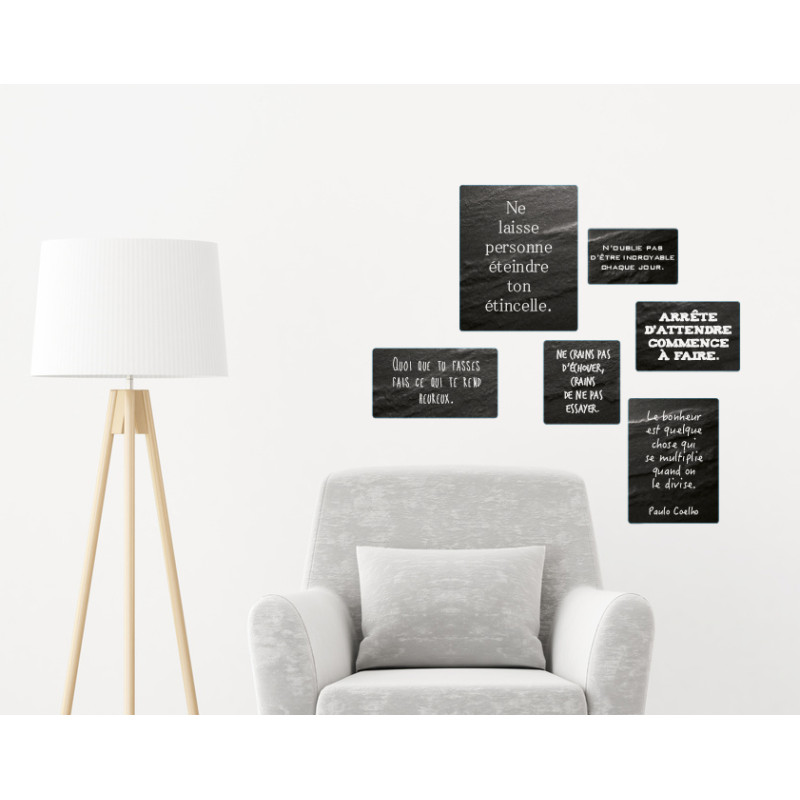 Planche de stickers Proverbes A