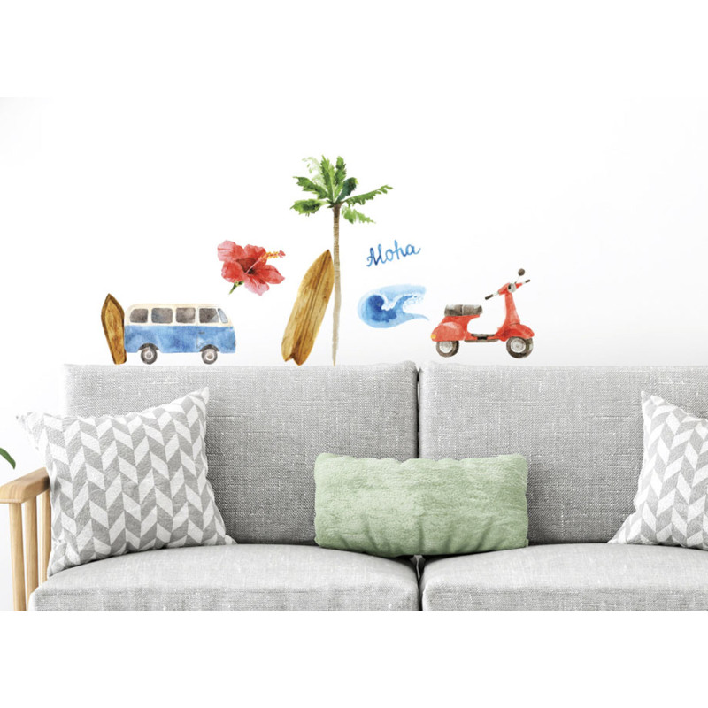 Planche de stickers Aloha