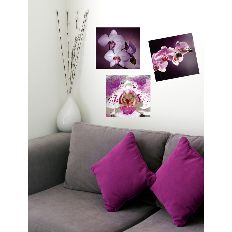 Planche de stickers Zen Orchidées