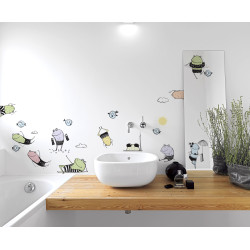 Planche de stickers Grenouilles