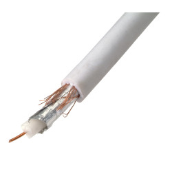 Câble coaxial blanc au mètre PROFILE – Qualité TV | PROFILE

