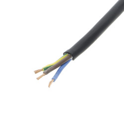 Câble CTMB Caoutchouc Noir 3G1 10m – Usage Extérieur | PROFILE